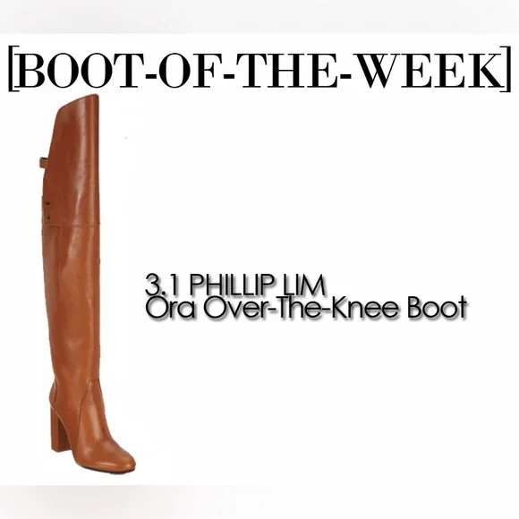 3.1 Phillip Lim Ora Brown Leather Boots 37 - Picture 8 of 12
